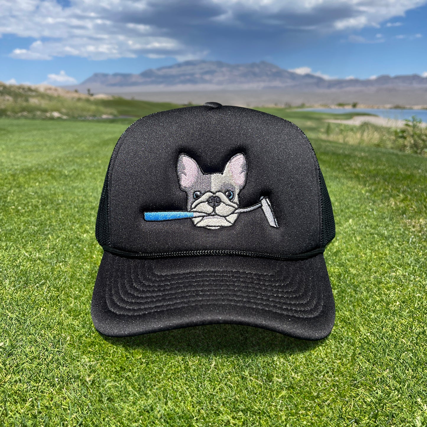 PIED GOLF BUDDY TRUCKER HAT (STARLING)