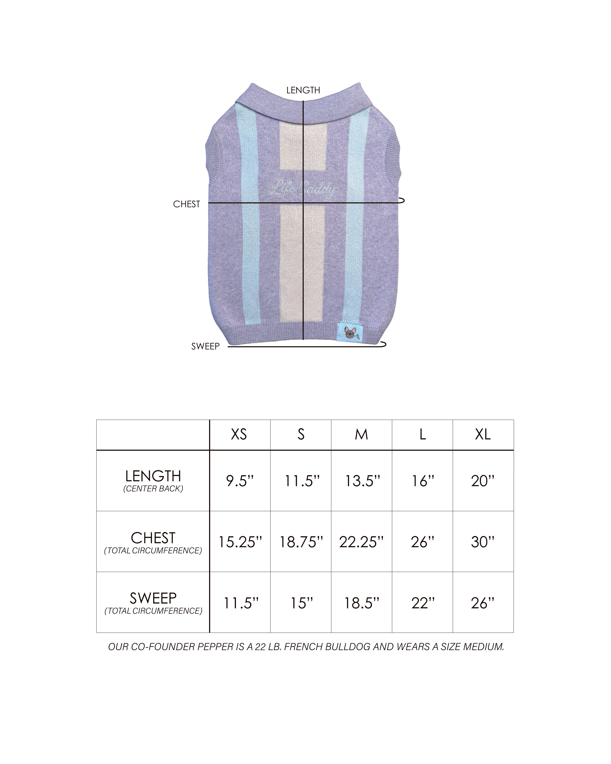 OG Cotton/Cashmere Dog Polo (Heather Lilac) PRE-ORDER